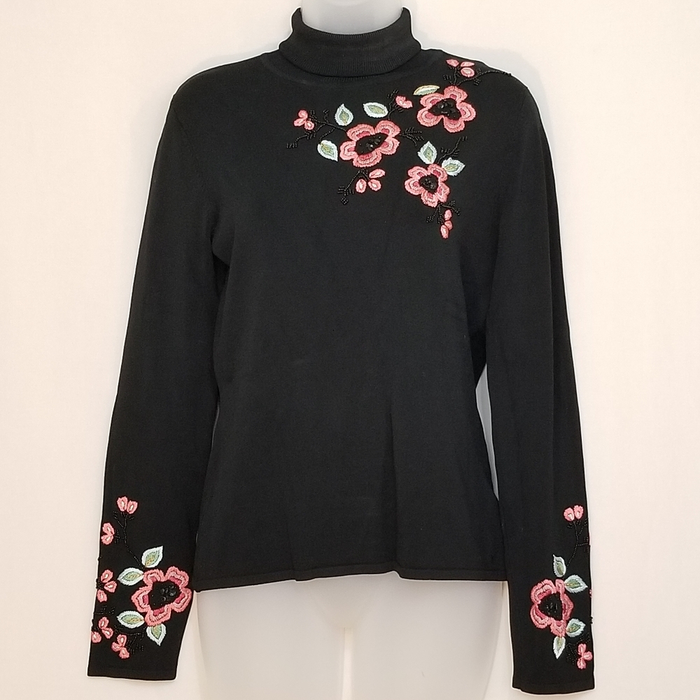 Medium Michelle Nicole beaded turtleneck sweater 220